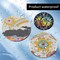 10 Pcs Tarot Diamond Art Painting Coasters with Holder, DIY Sun Moon Stars Diamond Art Painting Kits for Beginners, Adults & Kids